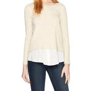 Calvin Klein Layer Look Top  *ALL ITEMS ARE NEW, FROM MY CLOSED BOUTIQUE* #8387